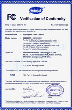 Domenor-Verification of Conformity